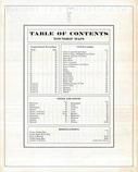 Table of Contents, Henry County 1914